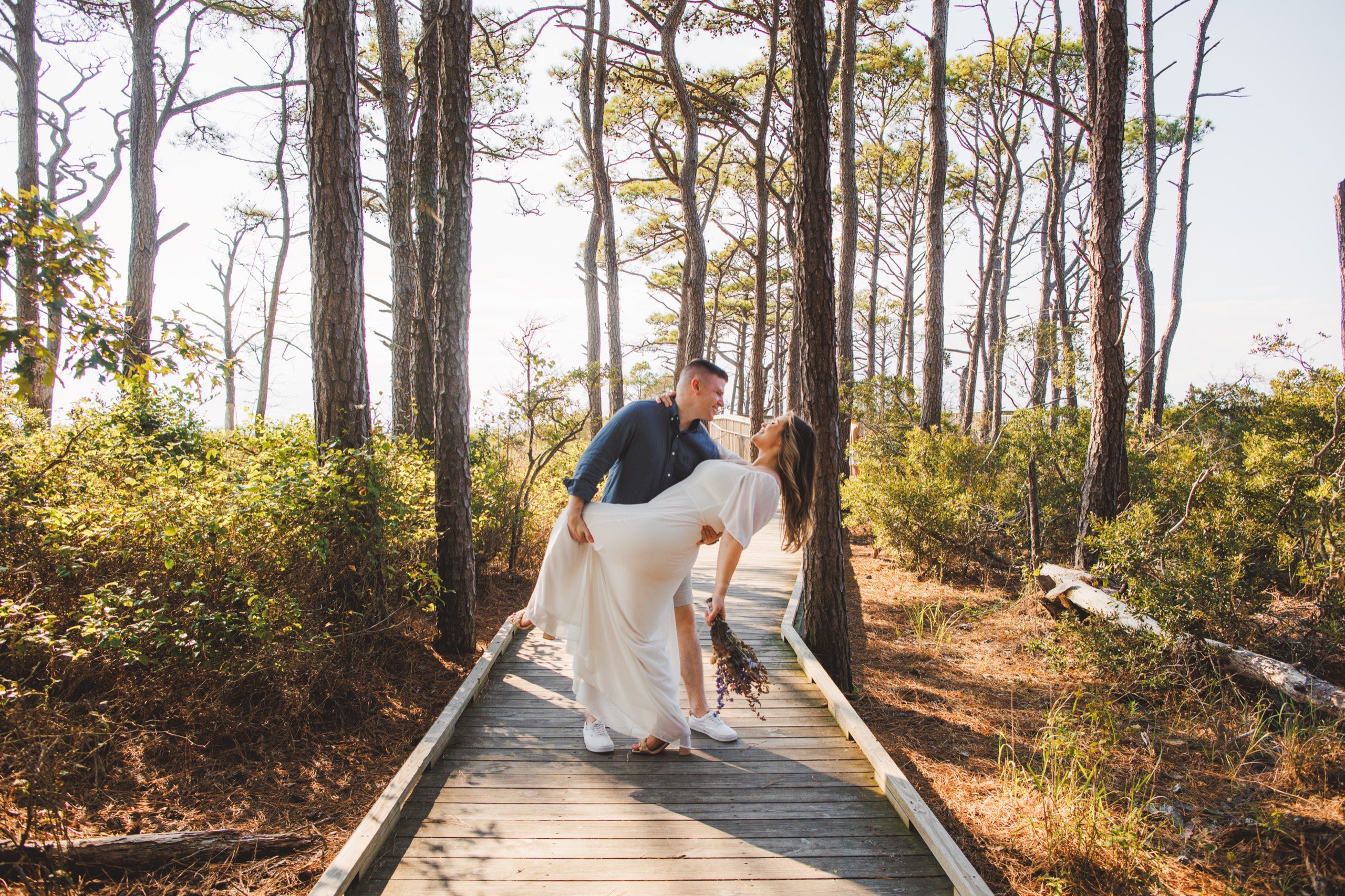 Maggie and Brett's elopement on Assateague Island