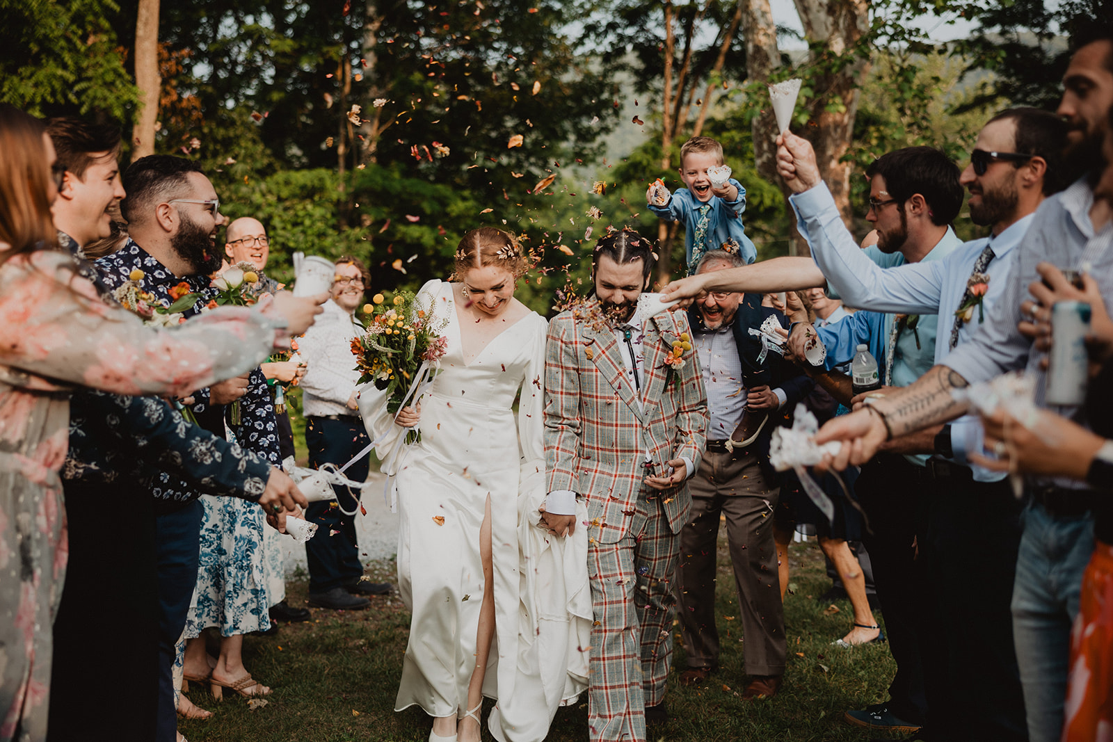 Sadie and Aaron's elopement at Seneca Rocks, West Virginia